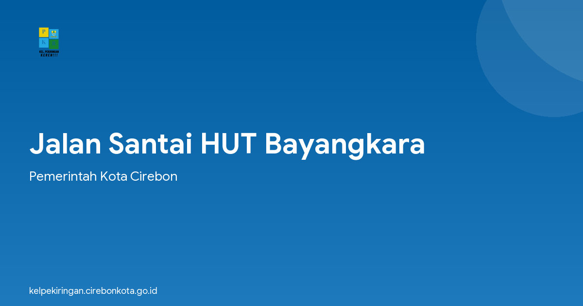 Jalan Santai HUT Bayangkara