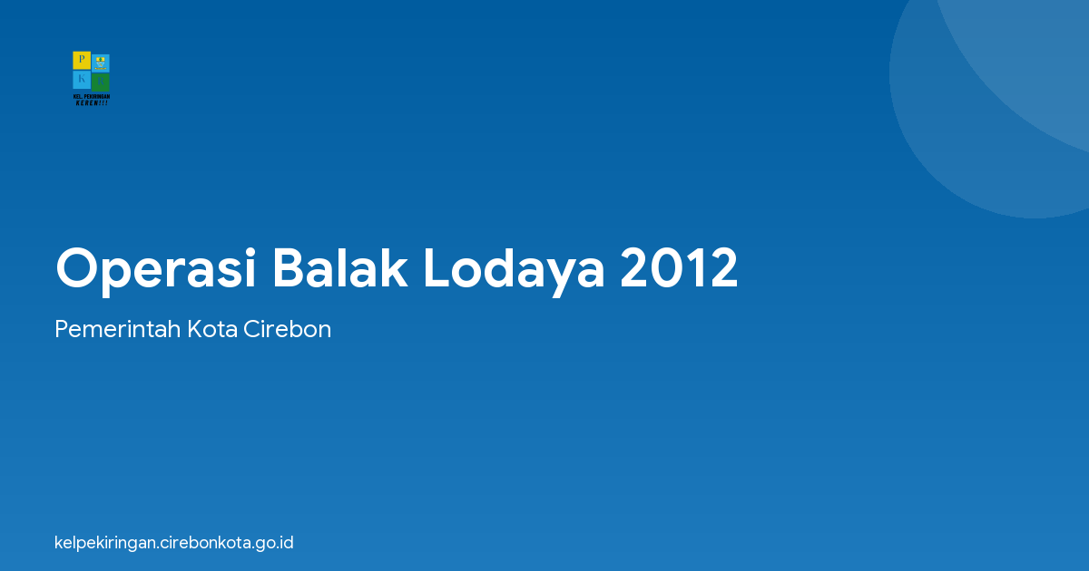 Operasi Balak Lodaya 2012