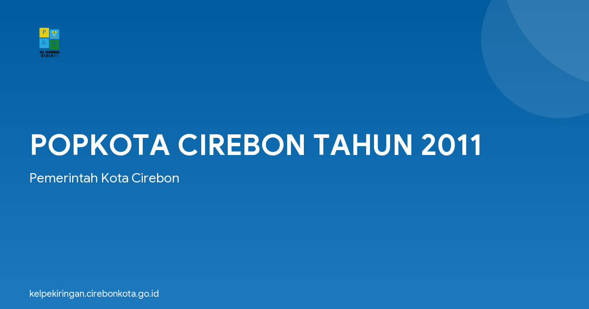 POPKOTA CIREBON TAHUN 2011