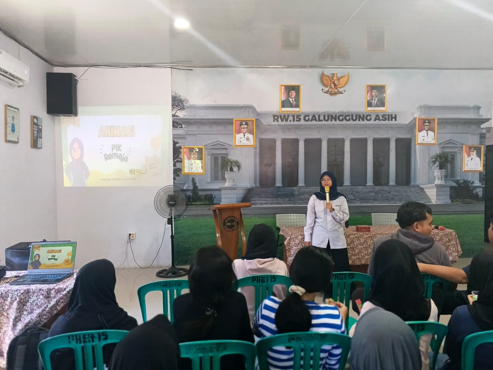 Kegiatan Pembinaan Remaja oleh DP3APPKB di Kampung Setara RW 15 Galunggung Asih