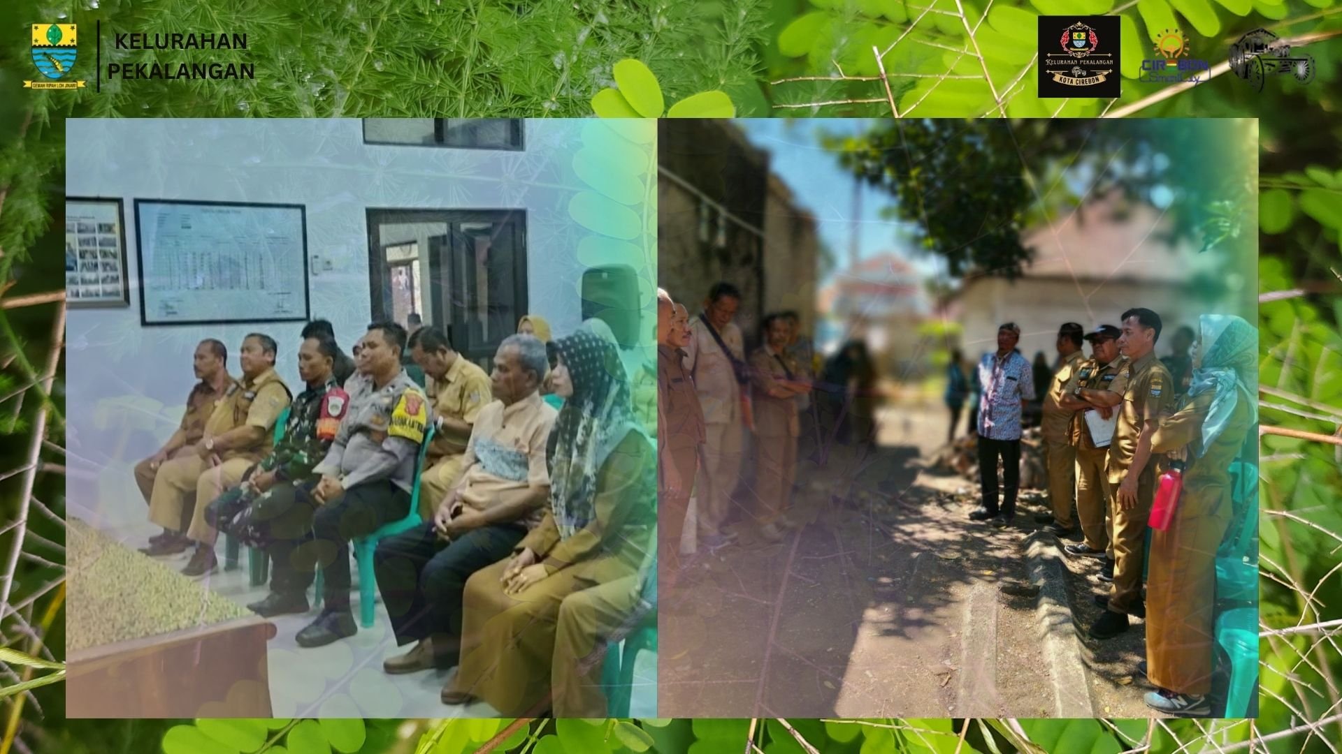 Kelurahan Pekalangan Terima Kunjungan Penilaian Lomba Kelurahan Bersih dari Dinas Lingkungan Hidup Kota Cirebon