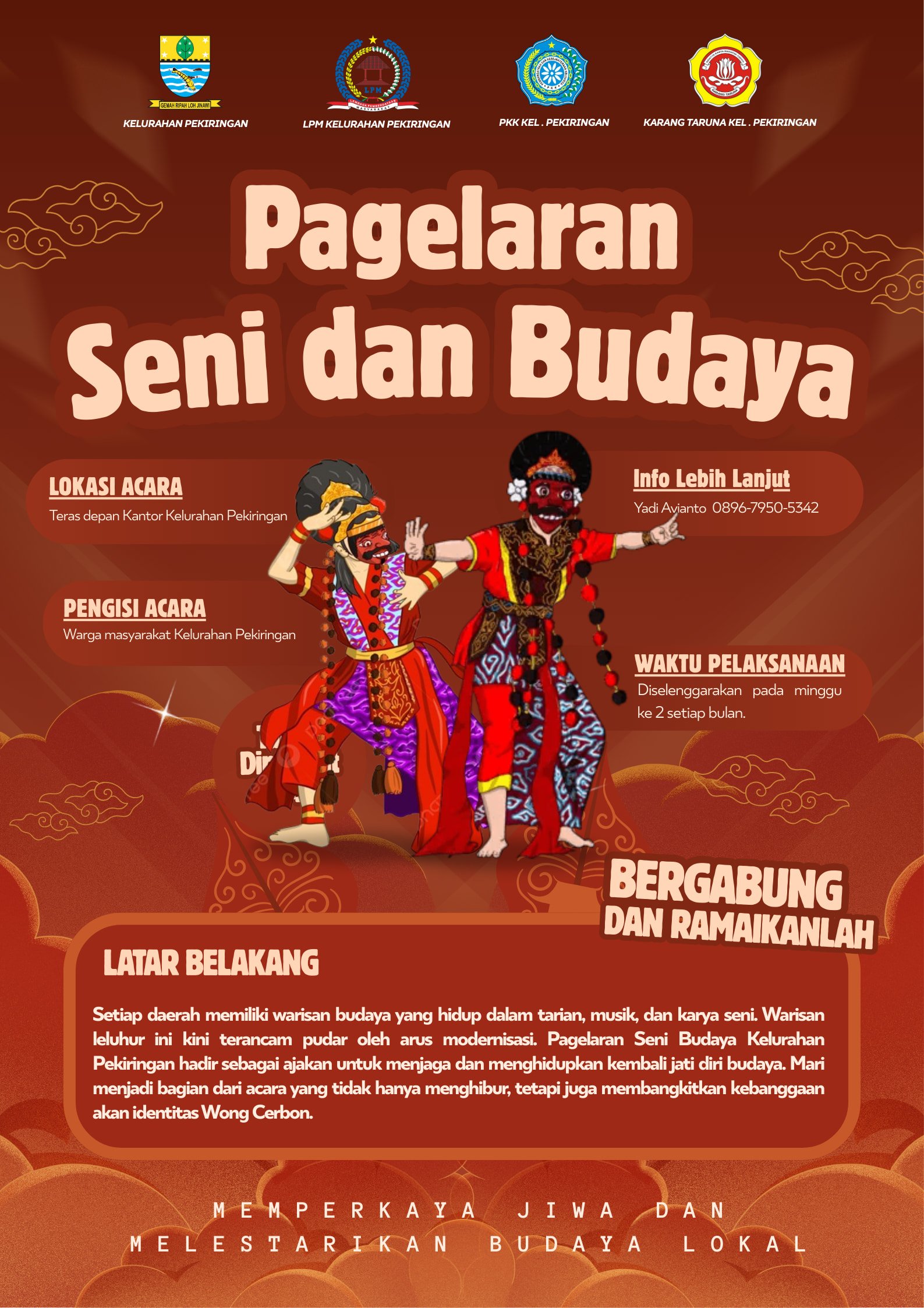 Pesona Seni dan Budaya Kelurahan Pekiringan