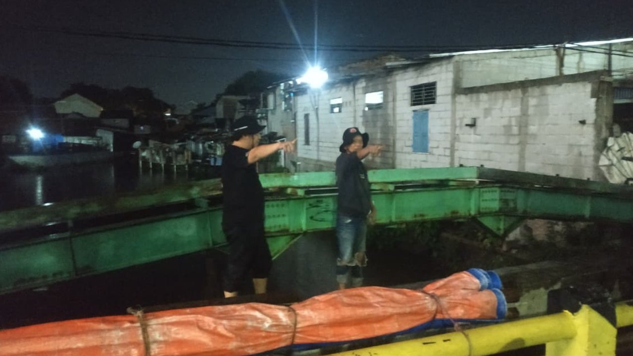 Monitoring lapangan pasca hujan deras yang mengguyur wilayah Pekiringan dan sekitarnya.