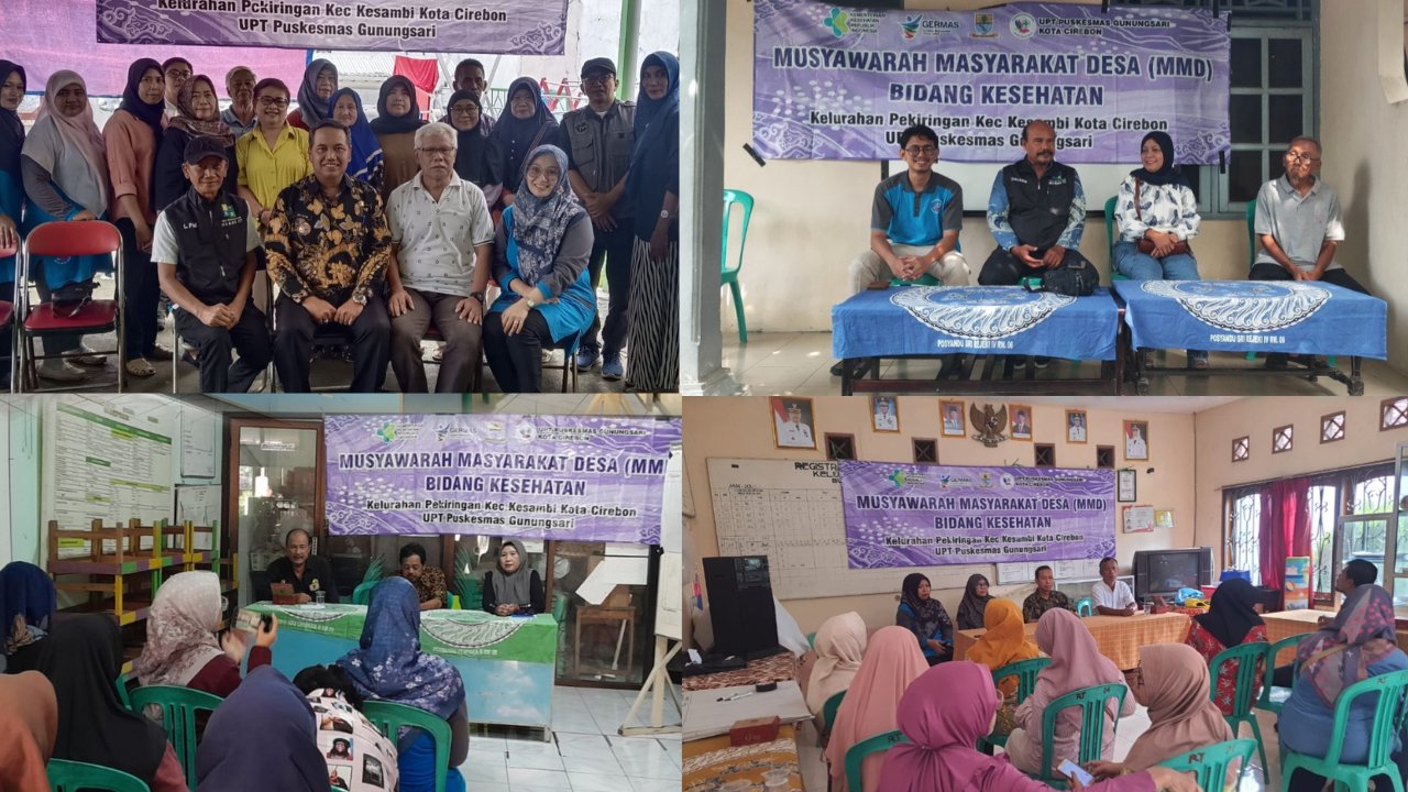 Kegiatan Musyawarah Masyarakat Desa ini, diharapkan dapat terbangun sinergi yang kuat antara UPT Puskesmas Gunungsari, Pemerintah Kelurahan Pekiringan, serta masyarakat.