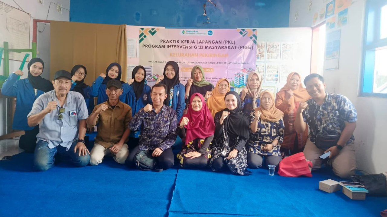 Pemaparan Intervensi Gizi Masyarakat Kegiatan PKL Mahasiswa Program Studi DIII Gizi Poltekkes Kemenkes Tasikmalaya Tahun 2026