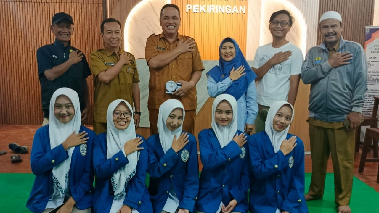 Pemaparan hasil akhir Praktik Kerja Lapangan (PKL) Intervensi Gizi Masyarakat oleh mahasiswa dari Poltekkes Kemenkes Tasikmalaya yang berlangsung di Kelurahan Pekiringan