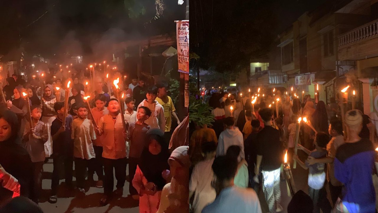 Pawai Obor Menyambut Idul Fitri 1447 H