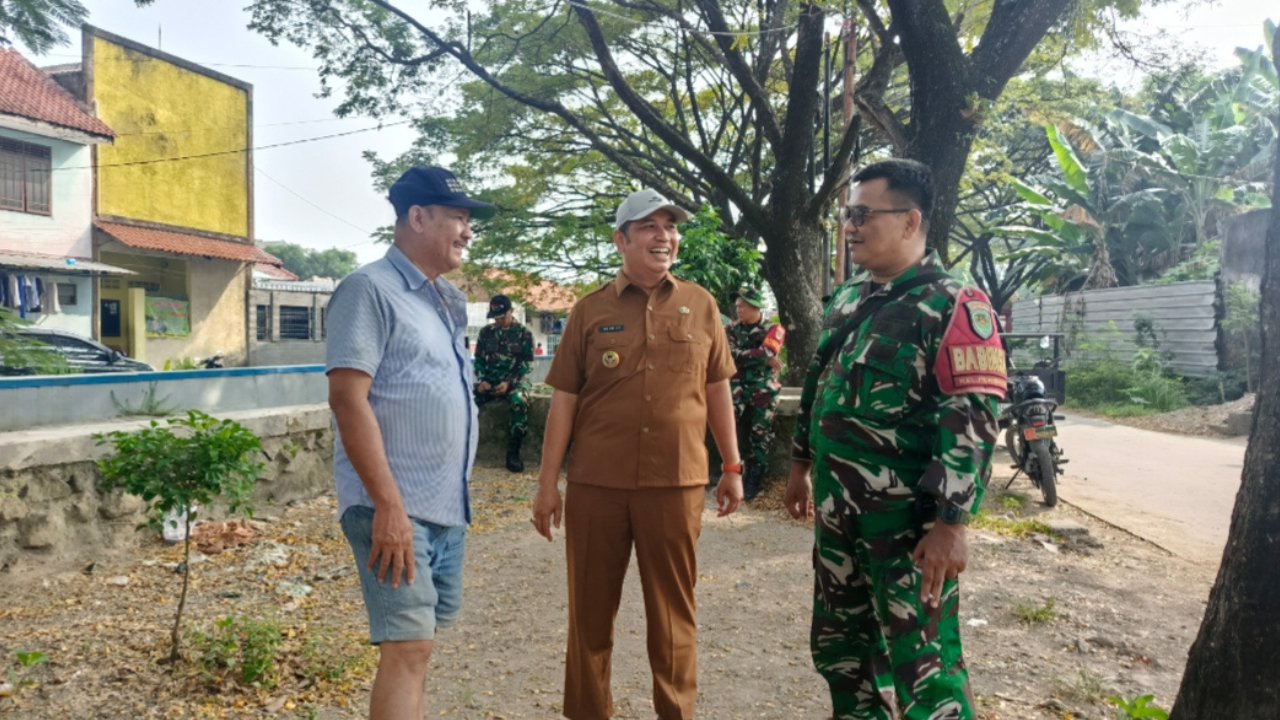Monitoring Pembangunan Jembatan Garuda di RW. 08 Suradinaya Selatan