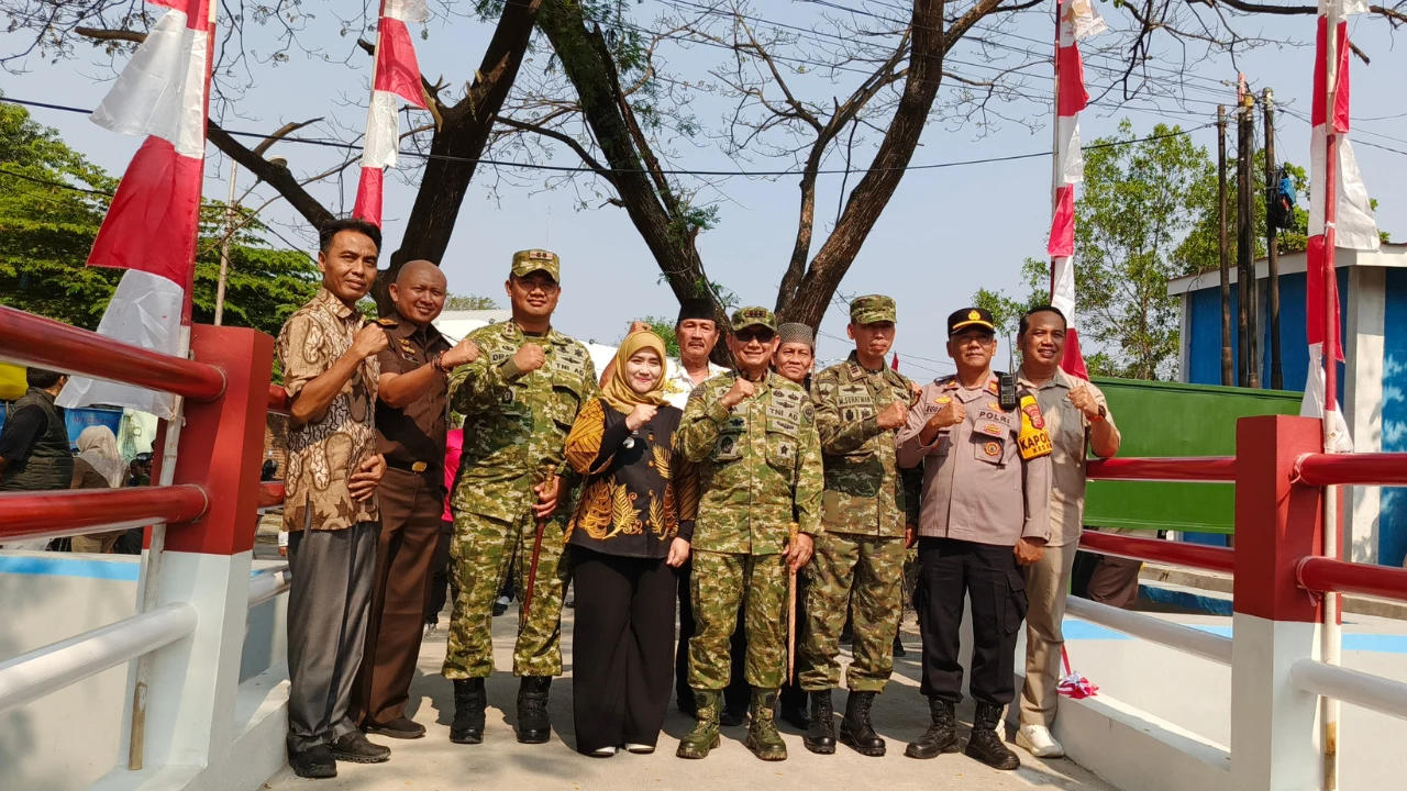 Peresmian Jembatan Aramco Tahap II Sungai Sijarak