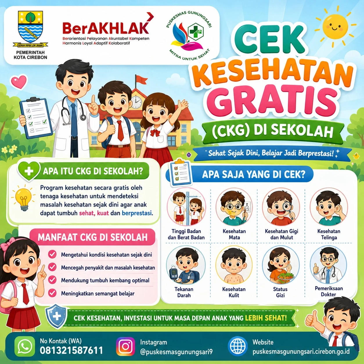 HAYO CEK KESEHATAN GRATIS (CKG) DI SEKOLAH