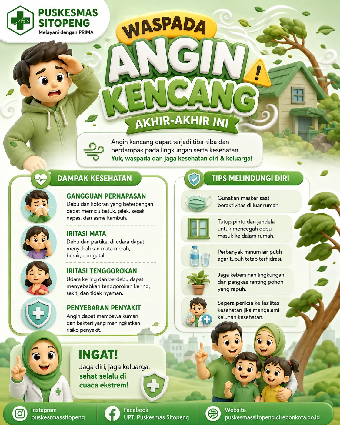 Waspada, Angin Kencang Akhir-Akhir Ini